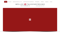Desktop Screenshot of mueller-tausendfreund.de